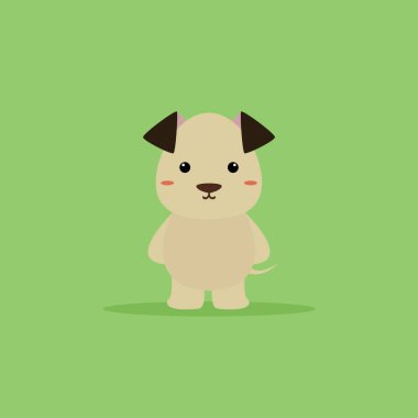 Cute karikatür köpek