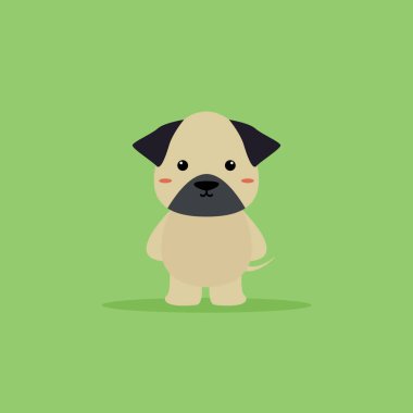 Cute karikatür köpek