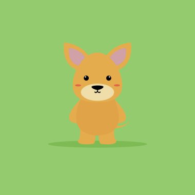 Cute karikatür köpek