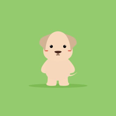 Cute karikatür köpek