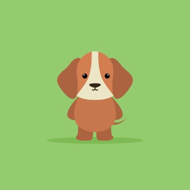 Cute karikatür köpek