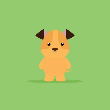 Cute karikatür köpek