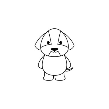 Cute karikatür köpek