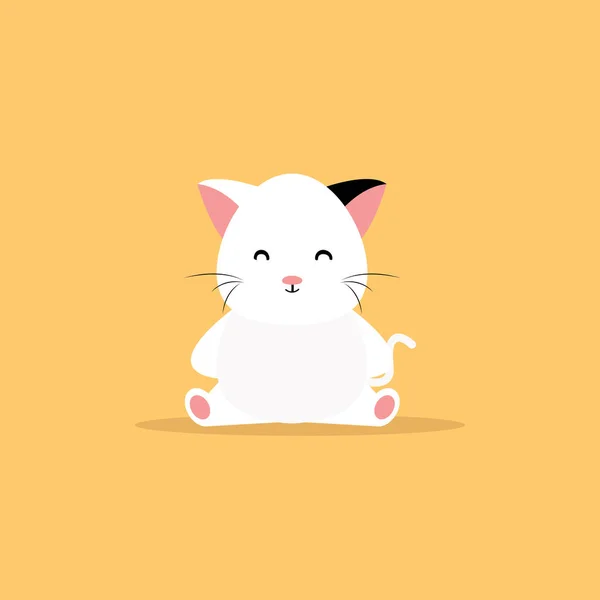 Lindo gato de dibujos animados — Archivo Imágenes Vectoriales