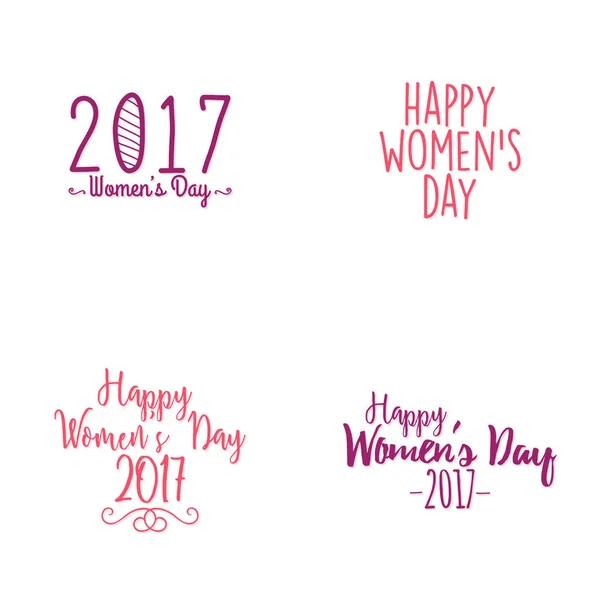 Šťastné ženy den — Stockový vektor
