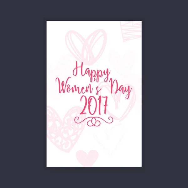 Happy women Day — Stock Vector