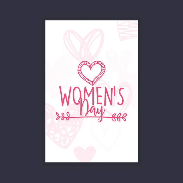 Happy women Day — Stock Vector