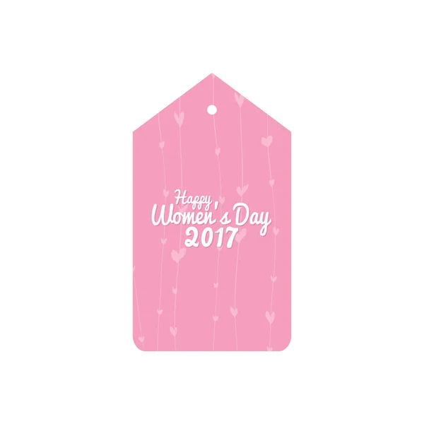 Dia de mulheres felizes — Vetor de Stock