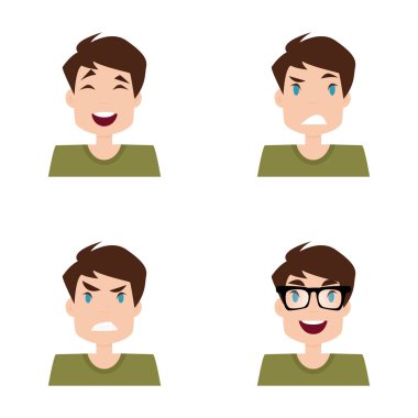 Çocuk ifade yüzler