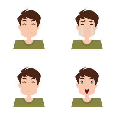 Çocuk ifade yüzler