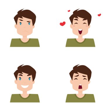 Çocuk ifade yüzler