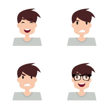 Çocuk ifade yüzler