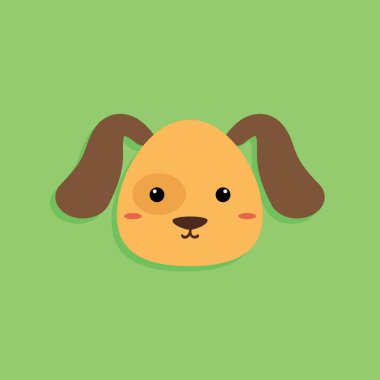 Köpek çizgi film yüz