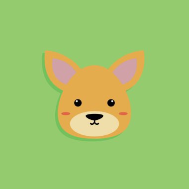 Köpek çizgi film yüz