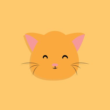 Kedi çizgi film yüz