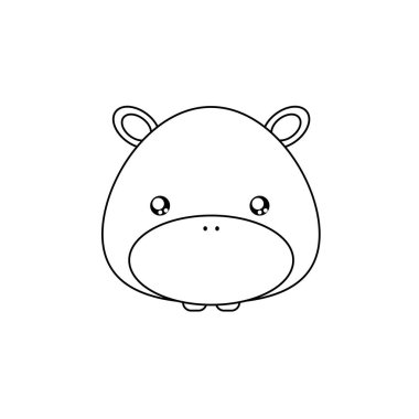 Su aygırı çizim yüz