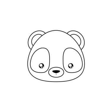 Panda çizim yüz
