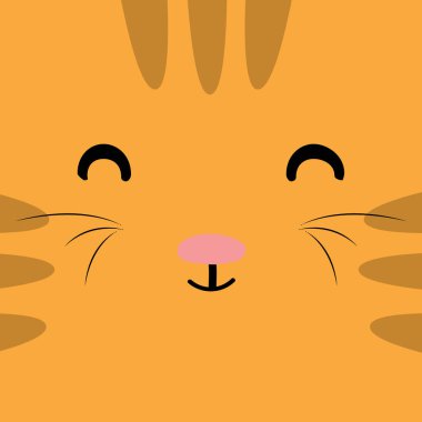 Karikatür kedi arka plan