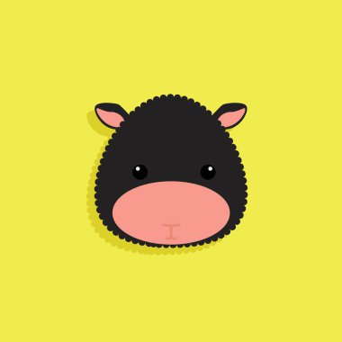 Çizgi film koyun yüz