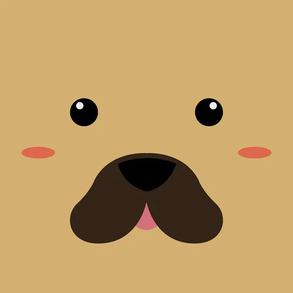 Fondo de perro de dibujos animados — Vector de stock