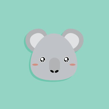Çizgi film Koala yüz