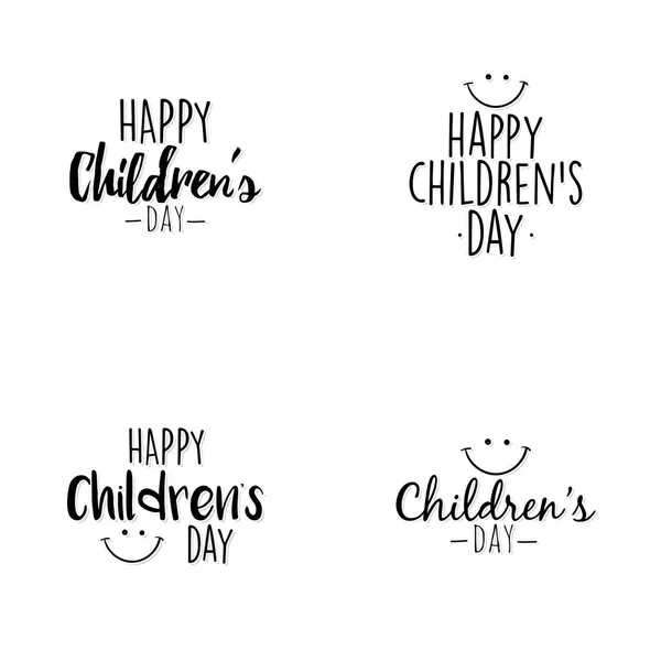 Bonne journée des enfants — Image vectorielle