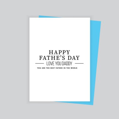 Babalar günün kutlu olsun.