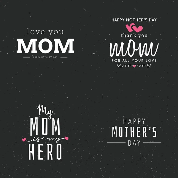 Feliz día de las madres — Vector de stock