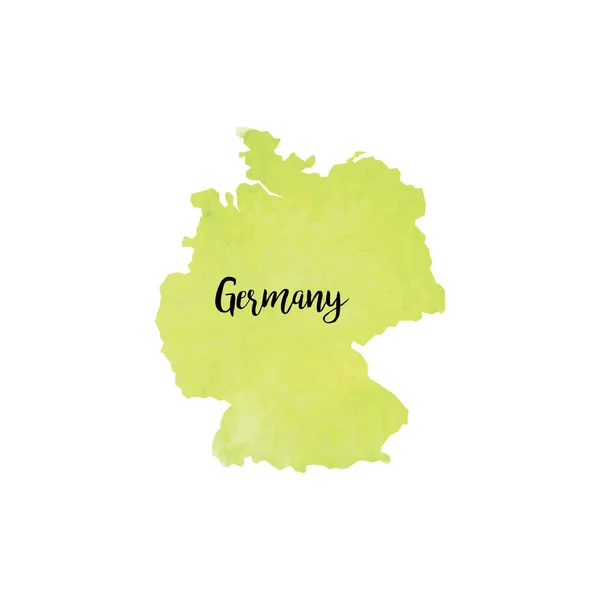 Абстрактная карта Германии — стоковый вектор