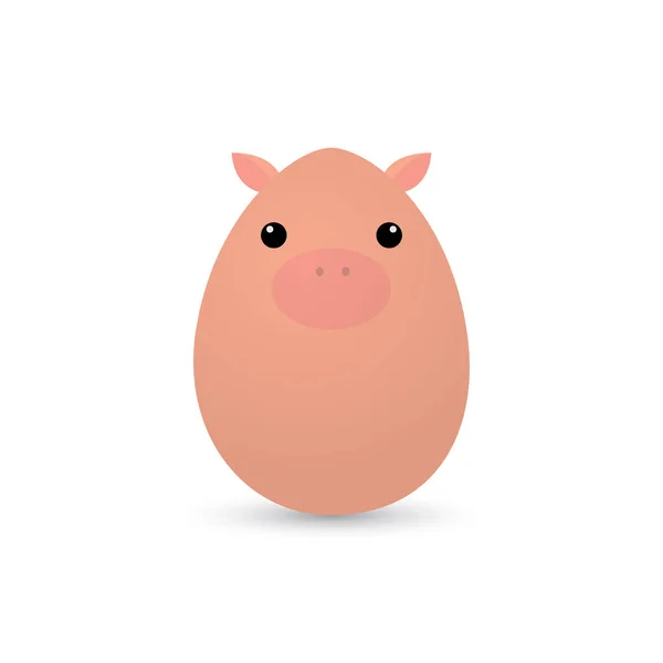 复活节猪蛋 — 图库矢量图片