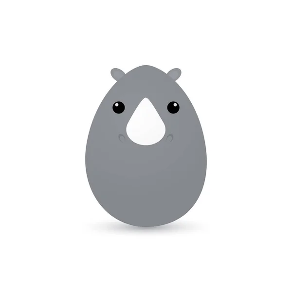 Rhino velikonoční vejce — Stockový vektor