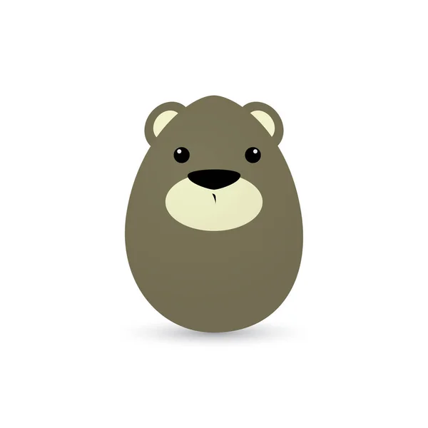 Easter bear ei — Stockvector