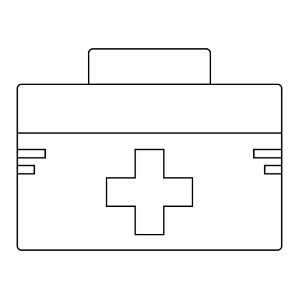 Symbole de contour médical — Image vectorielle