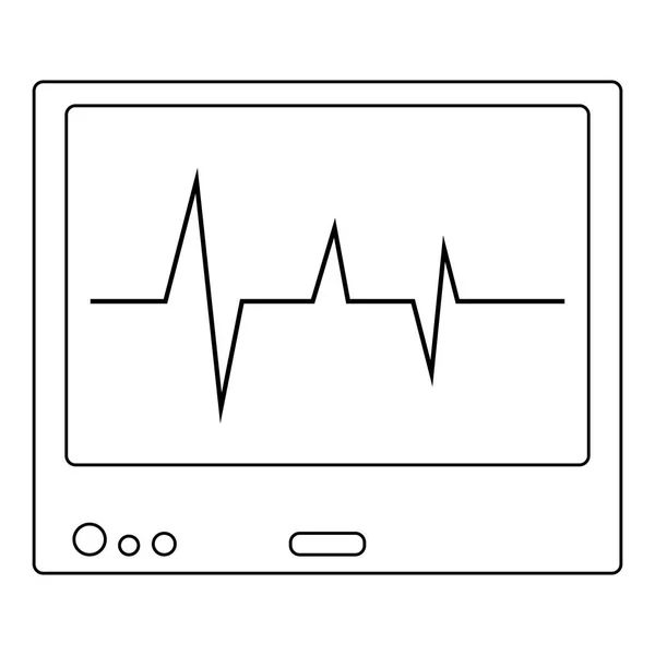 Símbolo do esboço médico — Vetor de Stock