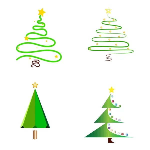 Abstrakter Weihnachtsbaum — Stockvektor