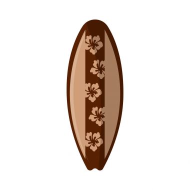 Soyut yaz sörf tahtası