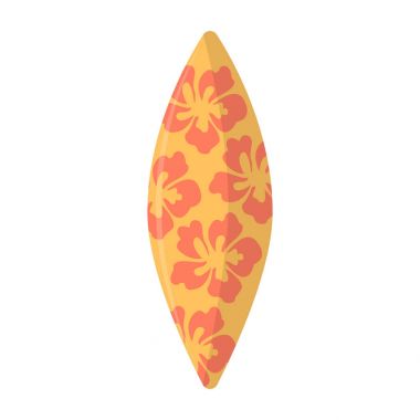 Soyut yaz sörf tahtası