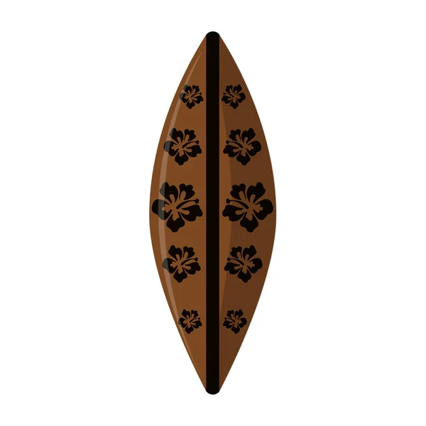 Abstracte zomer surfplank — Stockvector