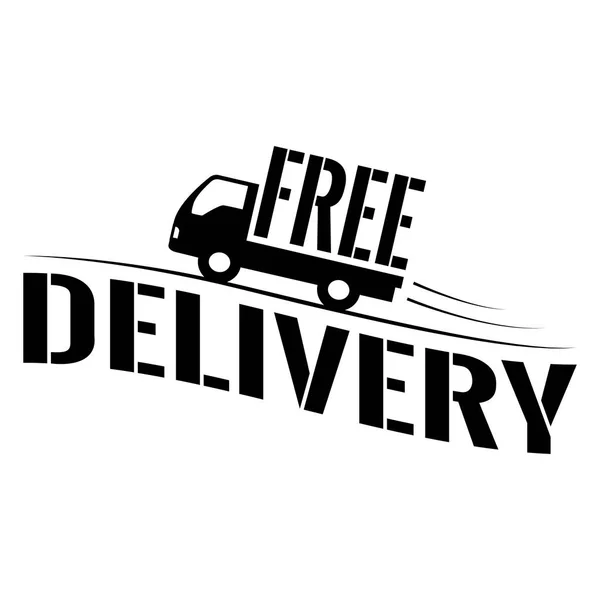 Objeto de entrega gratuita — Vector de stock