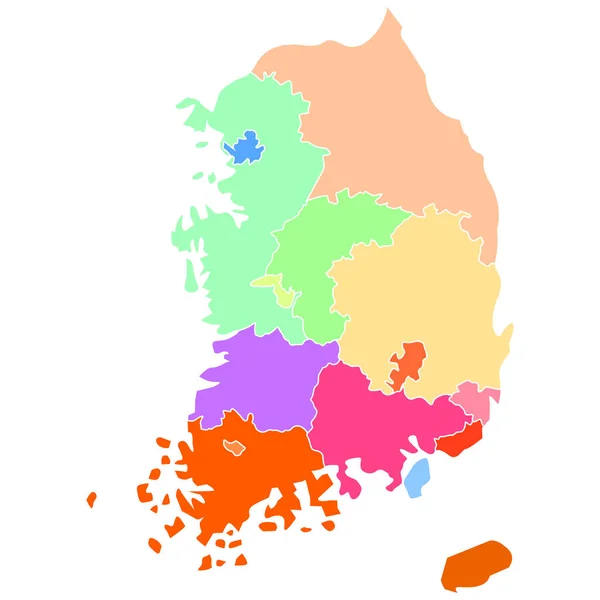 Résumé Carte du pays — Image vectorielle