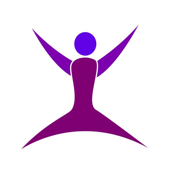 абстрактный спортсмен
