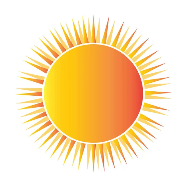 Abstrakta solen form — Stock vektor