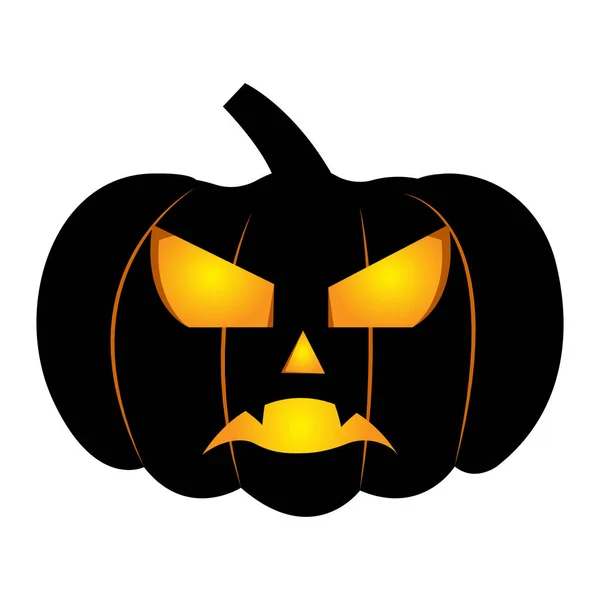 Abóbora de Halloween abstrata — Vetor de Stock