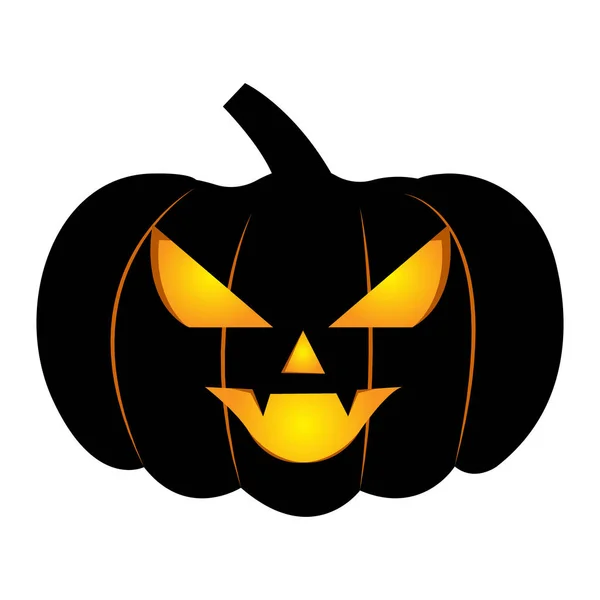 Abóbora de Halloween abstrata — Vetor de Stock