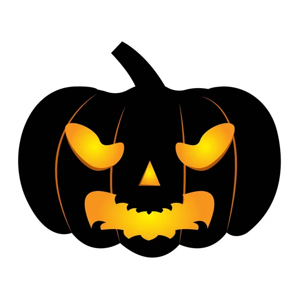 Calabaza de halloween abstracta — Vector de stock