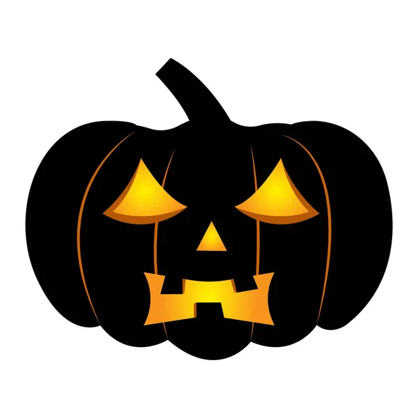 Calabaza de halloween abstracta — Vector de stock