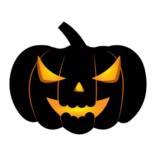 Citrouille abstraite halloween — Image vectorielle