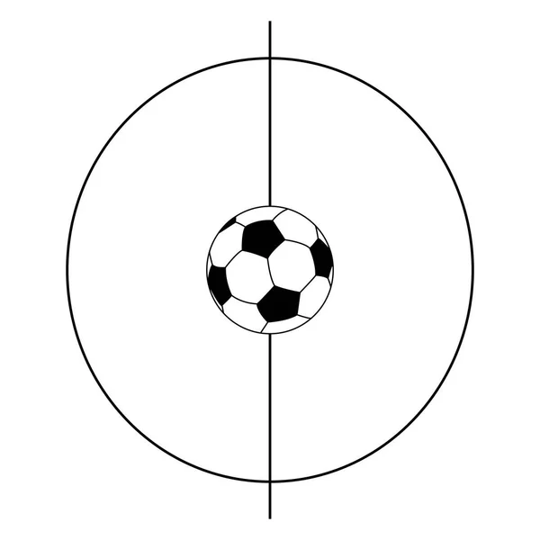Абстрактный футбольный объект — стоковый вектор