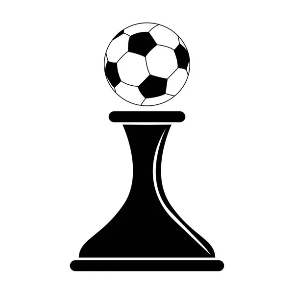 Abstracte voetbal-object — Stockvector