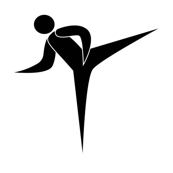 Fitness persona abstracta — Archivo Imágenes Vectoriales